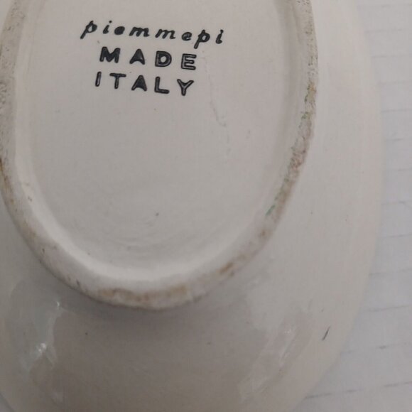 Piemmepi Italy Dish Plate Woman Drawing RARE Small - Picture 8 of 10